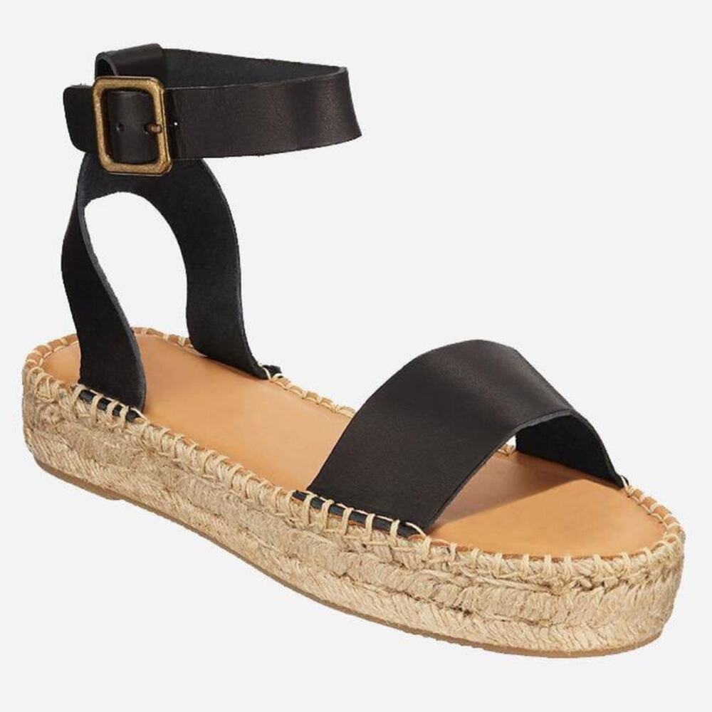 Soludos Espadrille Platform Cadiz Sandal - Black 6